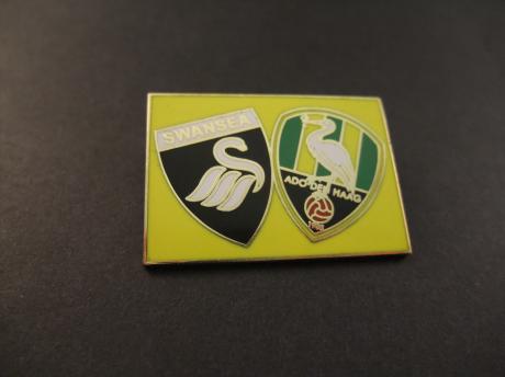 Swansea City- ADO Den Haag logo's samen geel